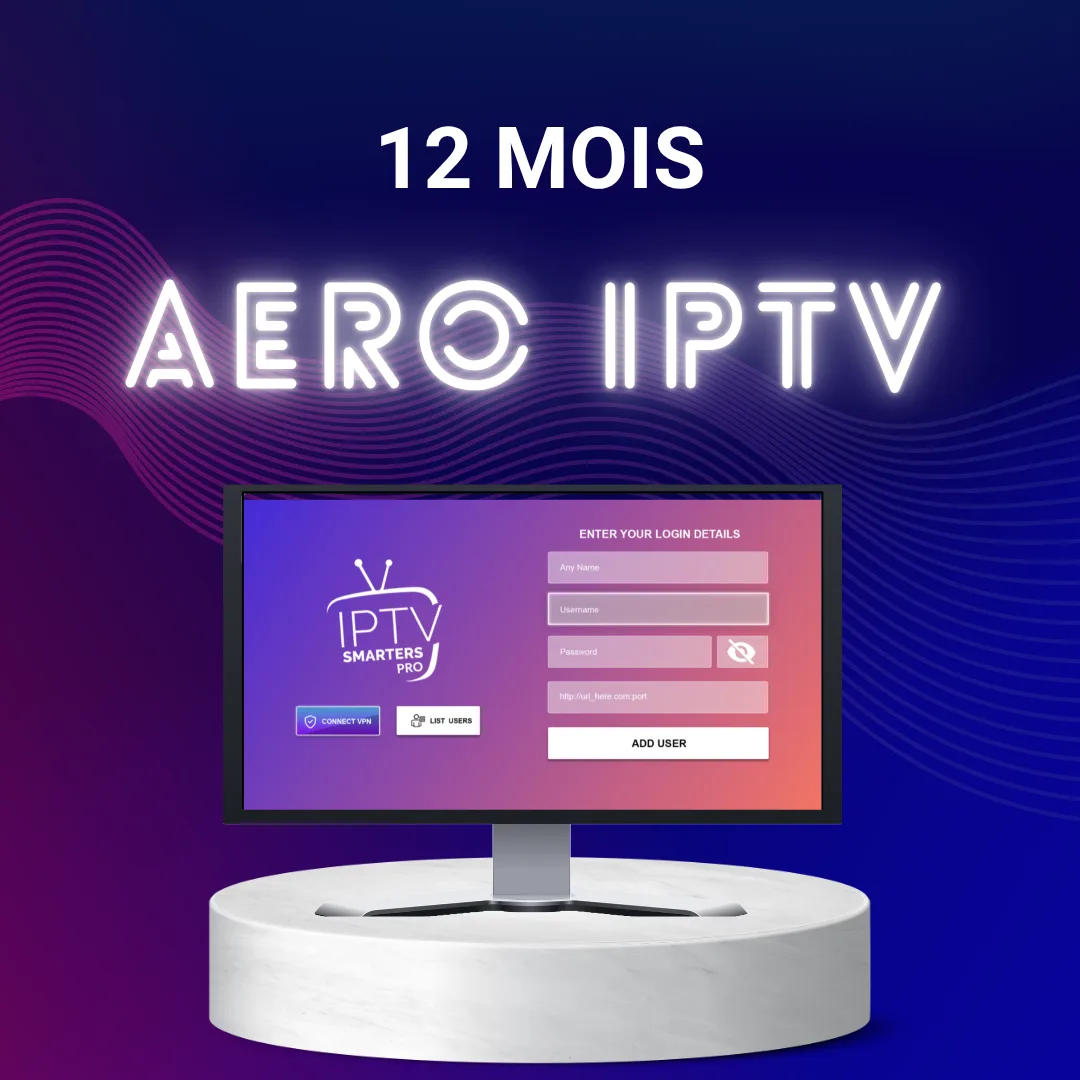 Abonnement aero-tv 12 Mois IPTv